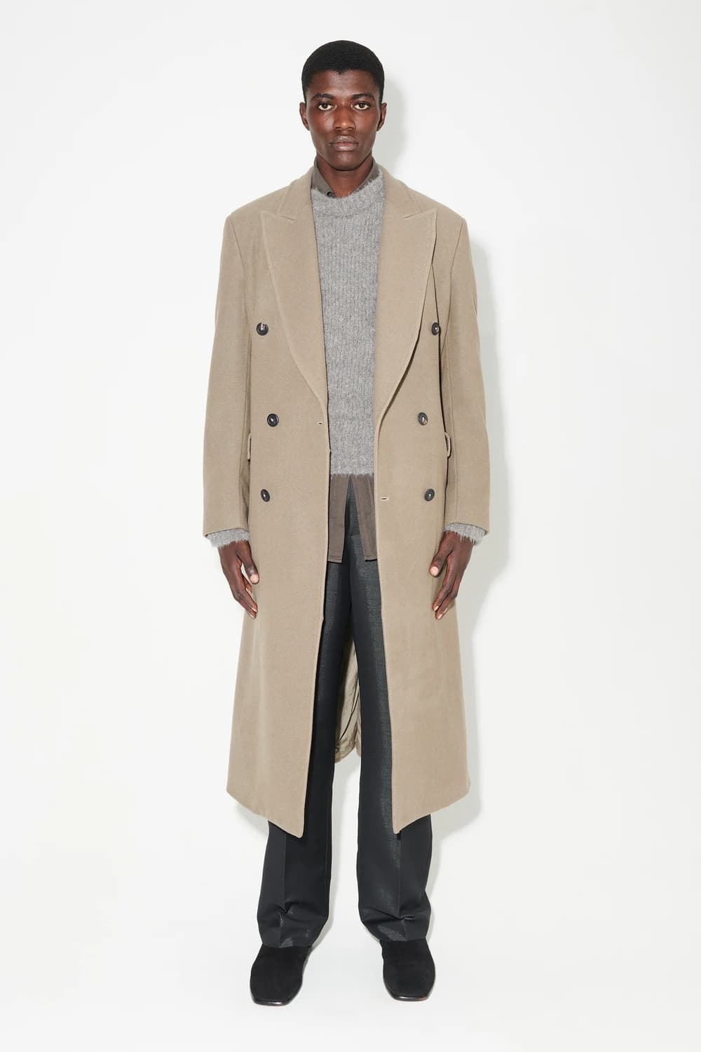 아워레가시 익스텐디드 웨일 코트 피펄 배스 울 50사이즈 상품이미지3