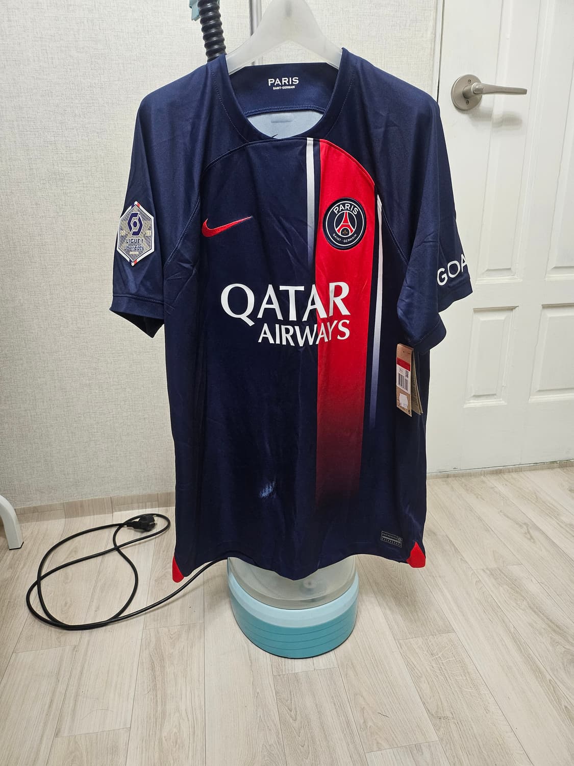 (105)XL☆미착용☆23-24나이키[PSG]파리생제르망이강인풀마킹유니폼 상품이미지1