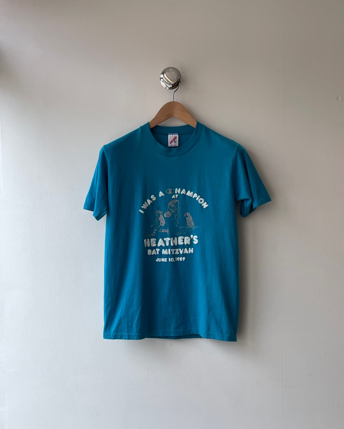 80‘s USA “I was a champion” T-shirt M 상품이미지1