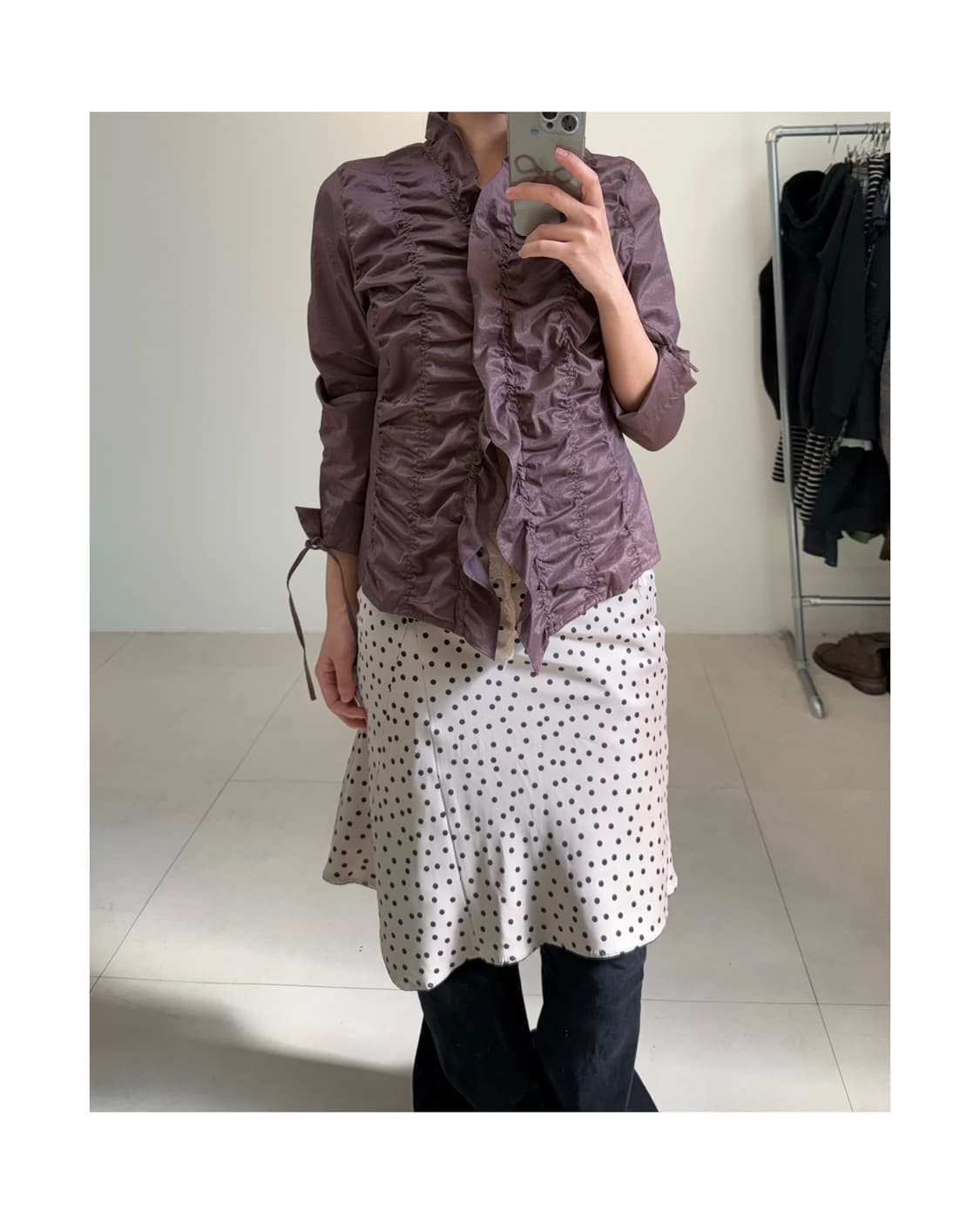 Je repit 셔링 블라우스 상품이미지1