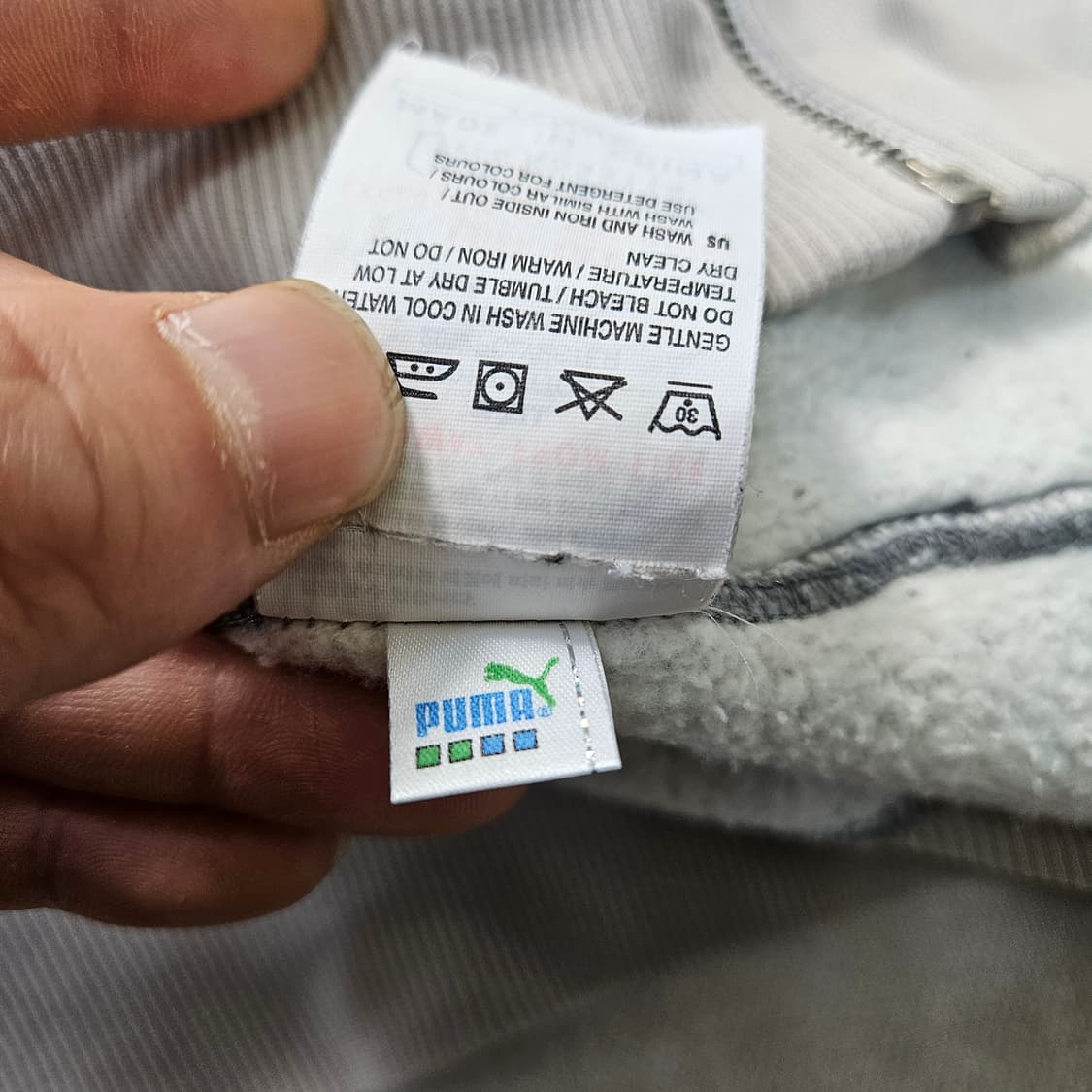 XL 푸마 빈티지 스타일 후드 집업 0319Y 상품이미지5