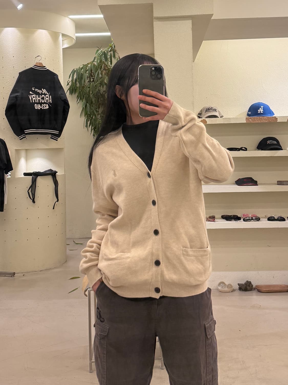 폴로 랄프로렌 포니 자수 코튼 니트 가디건 U482 상품이미지1