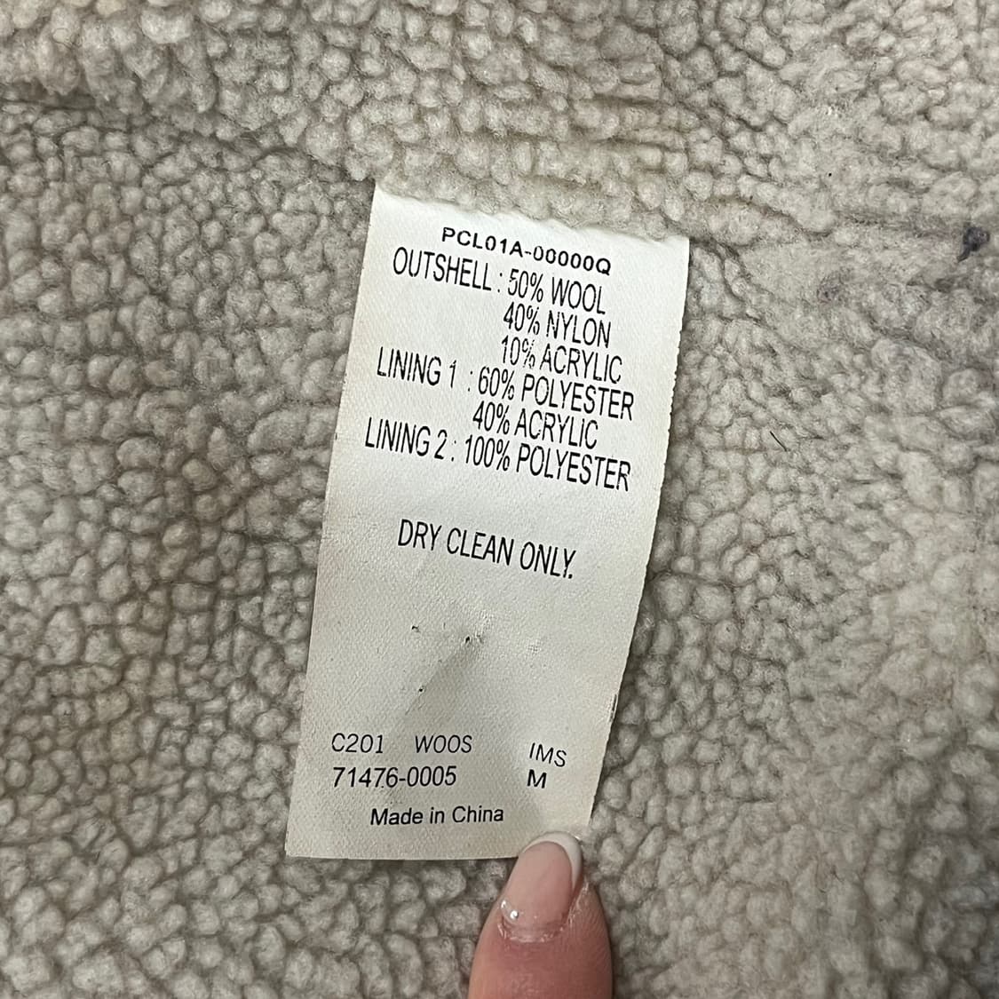 [정품/M] 리바이스 레드 블랙 체크 쉐르파 자켓 b19 상품이미지5