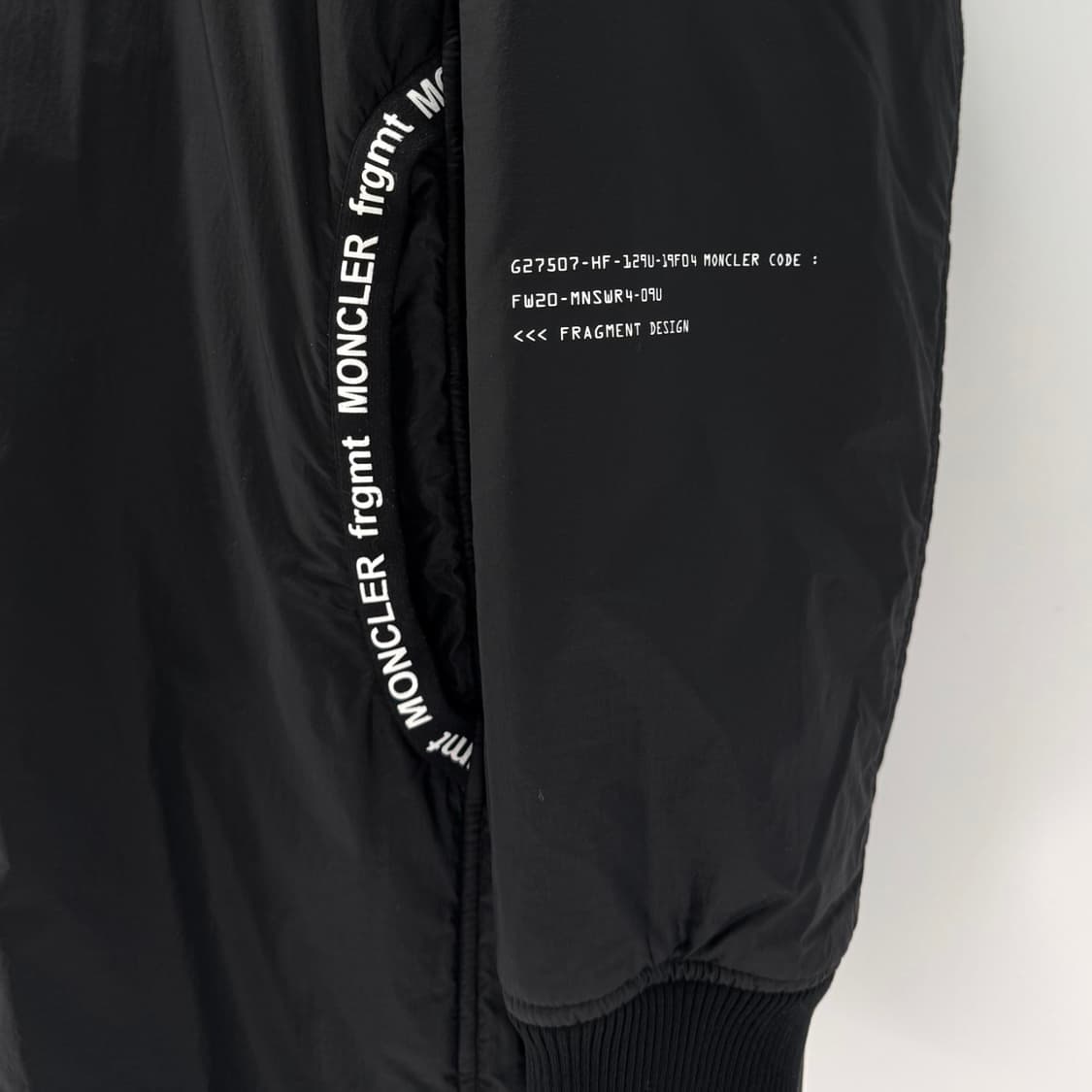 [3사이즈] 몽클레어 지니어스 프라그먼트 롱 패딩 블랙 상품이미지5