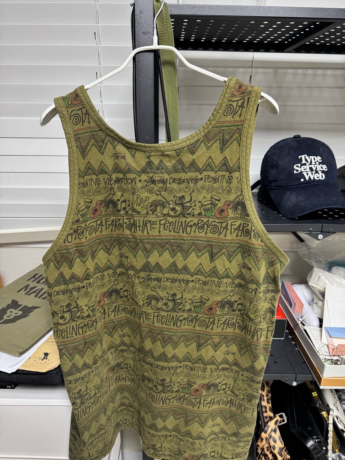 80s 스투시 레게맨 슬리브리스 상품이미지2