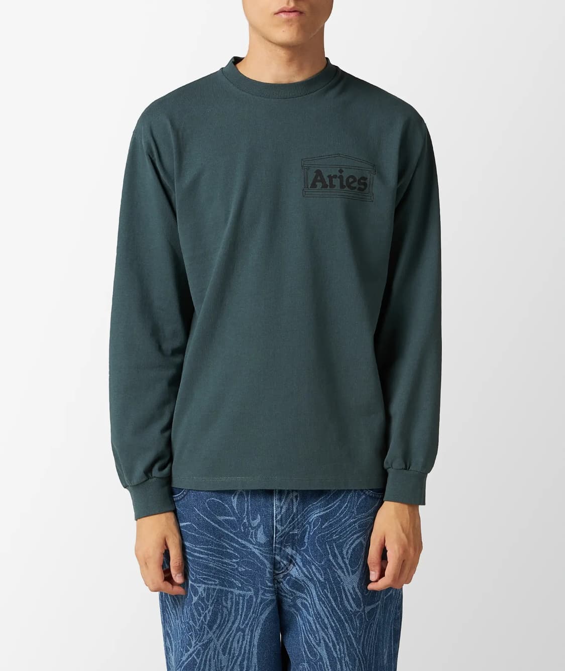 에리즈 Aries 템플 딥그린 티셔츠 상품이미지8