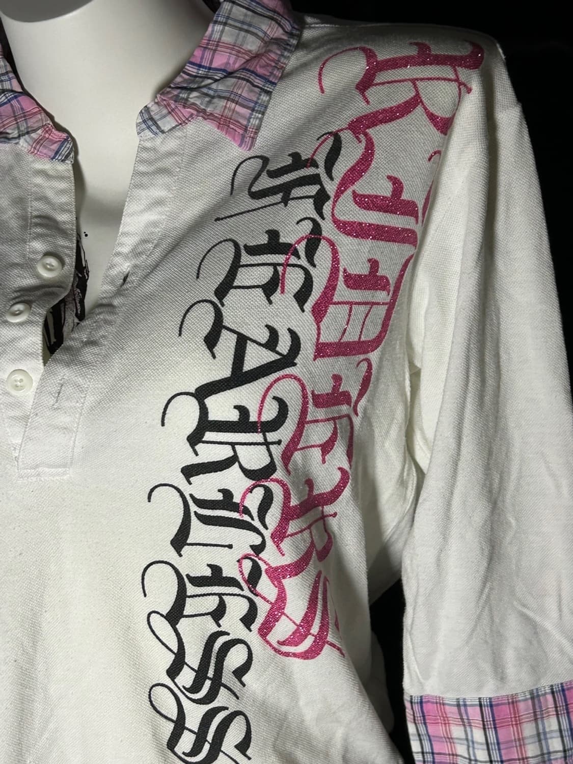 gal y2k check layered tee 상품이미지4