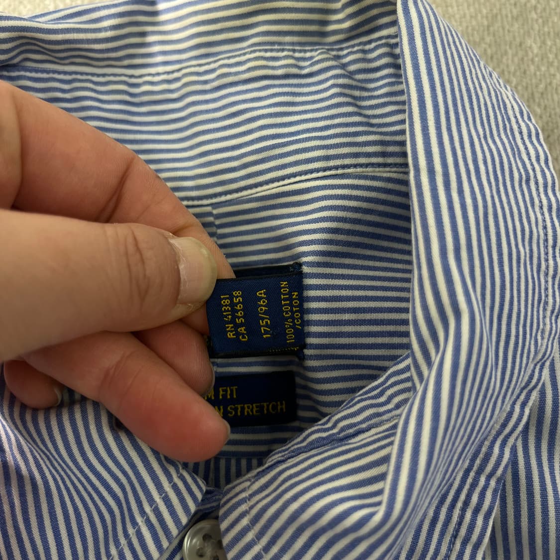 100 폴로랄프로렌 스트라이프 셔츠 상품이미지5