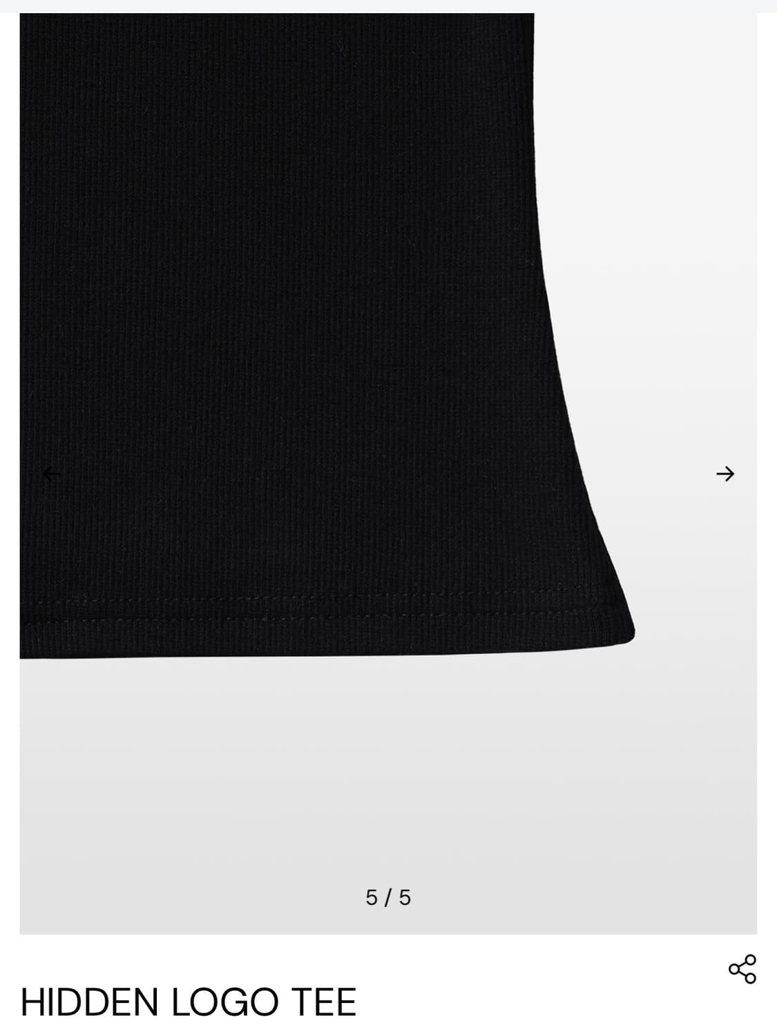 kimseoul hidden logo tee 상품이미지5