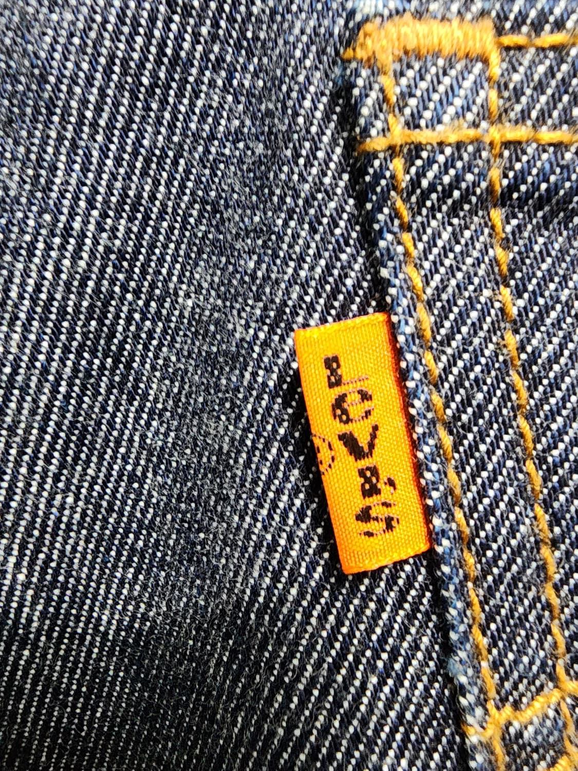 리바이스 생지 02578 오렌지탭 데님 청바지 상품이미지4