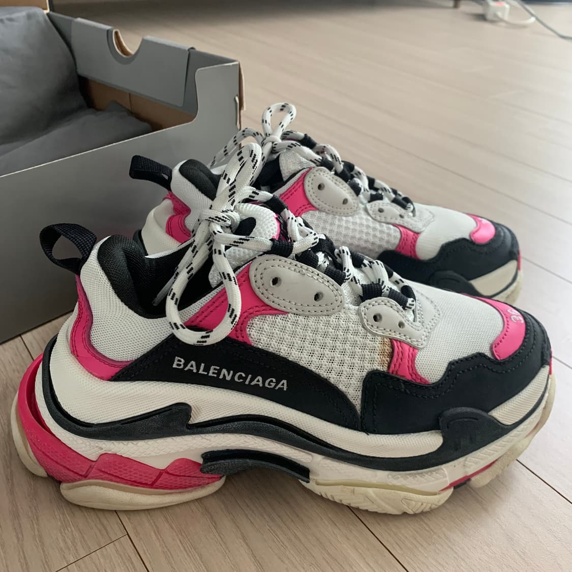 발렌시아가 트리플s 핑크 상품이미지2