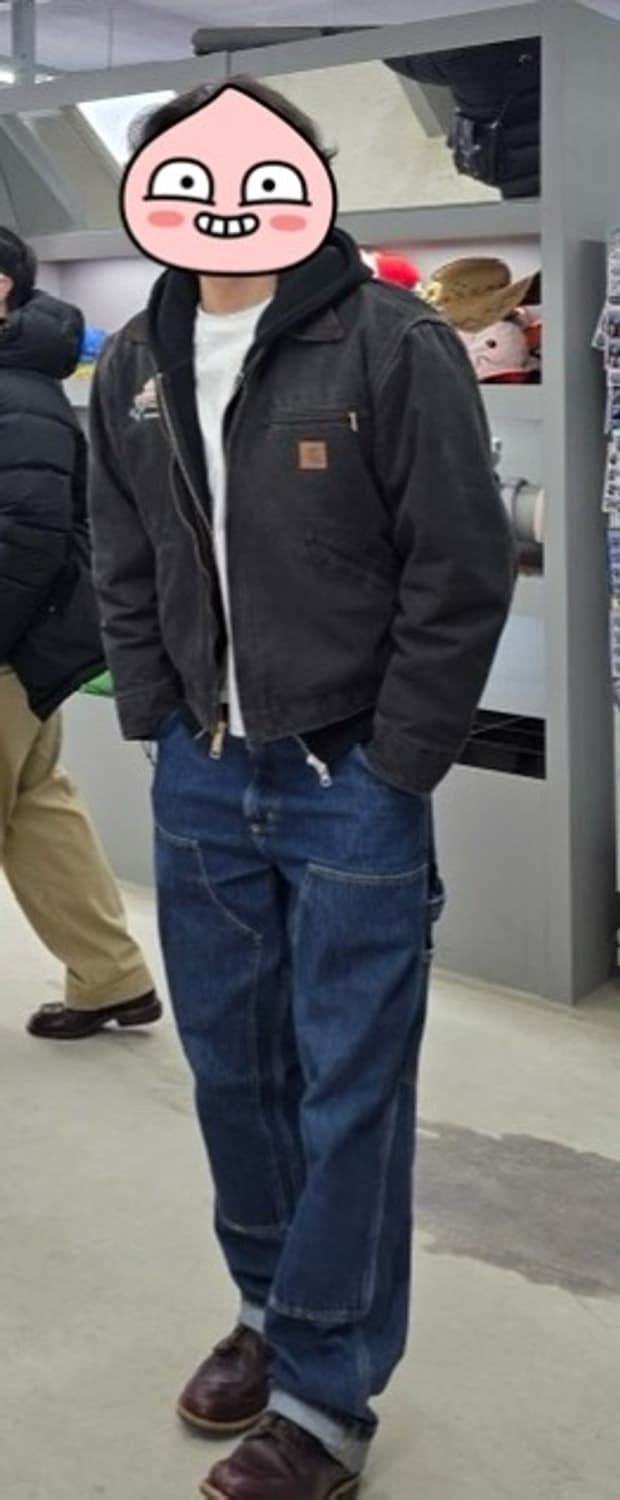 칼하트 디트로이트 j97 blk L 상품이미지4