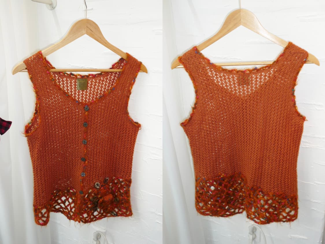 crochet tangerine knit vest 상품이미지5