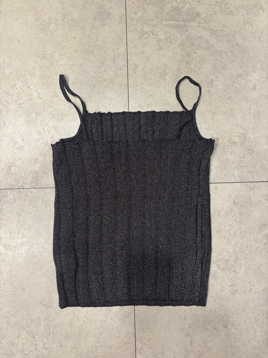 다이애그널) Glittering Pleats Knit Camisole 상품이미지9