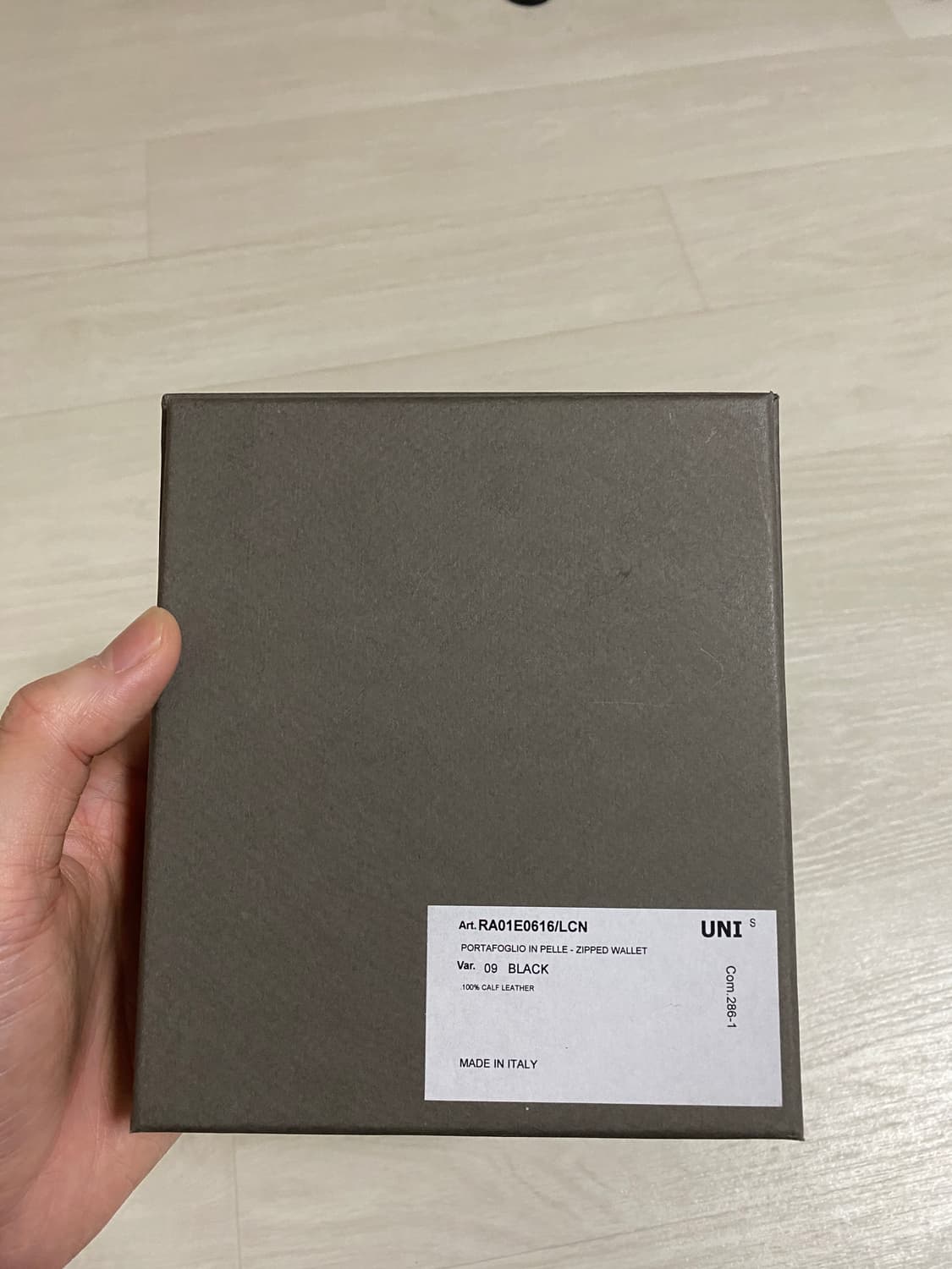 RICK OWENS SS25 ZIPPED WALLET 상품이미지9