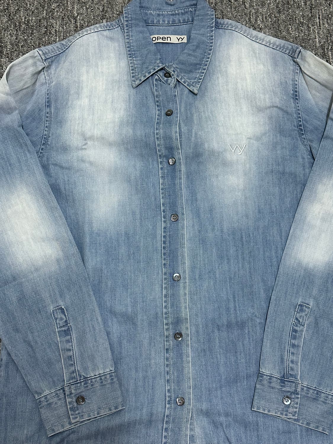 Open yy 오픈와이와이 청셔츠 데님셔츠 상품이미지2