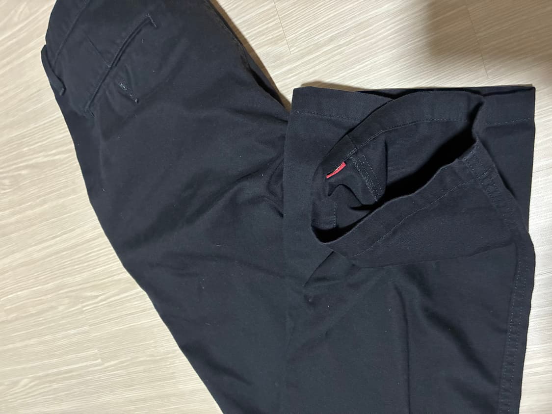 반스 어센틱 루즈핏 팬츠 블랙 상품이미지6