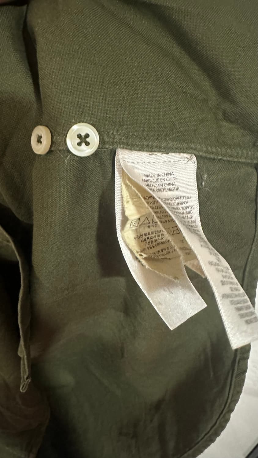 폴로 랄프로렌 옥스포드 셔츠 카키 M 상품이미지3