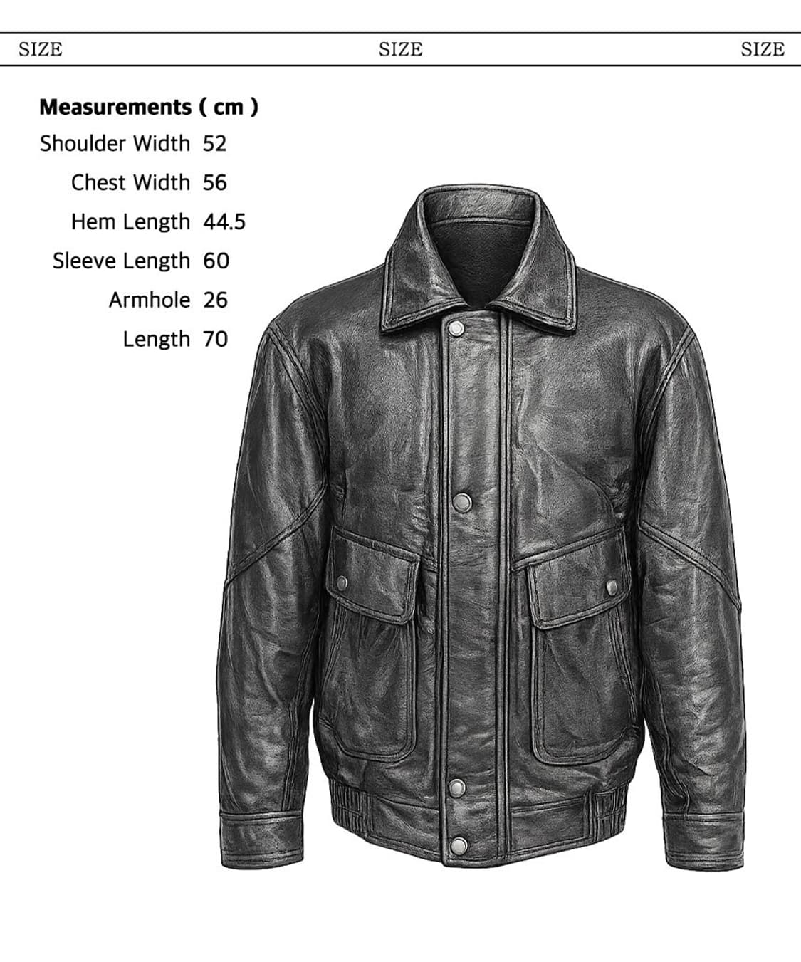 TIPICOSI LEATHER 레더 재킷 상품이미지2