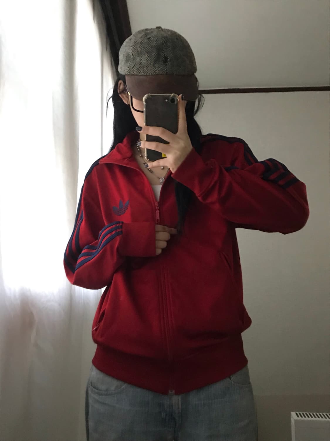 아디다스 버건디 네이비 구파이어버드 져지 상품이미지6