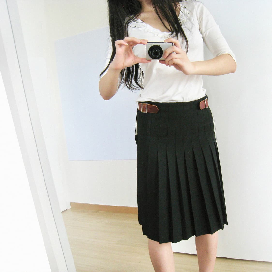 꼼데가르송 플리츠 벨트 스커트 상품이미지4