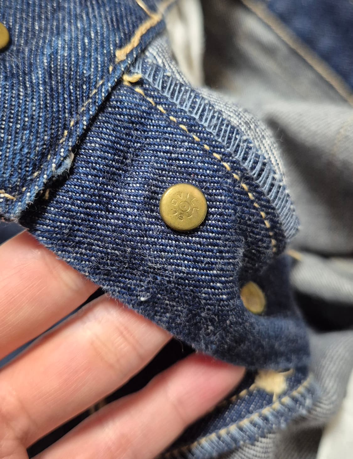 90s EVISU 에비수 초기형 셀비지 상품이미지10