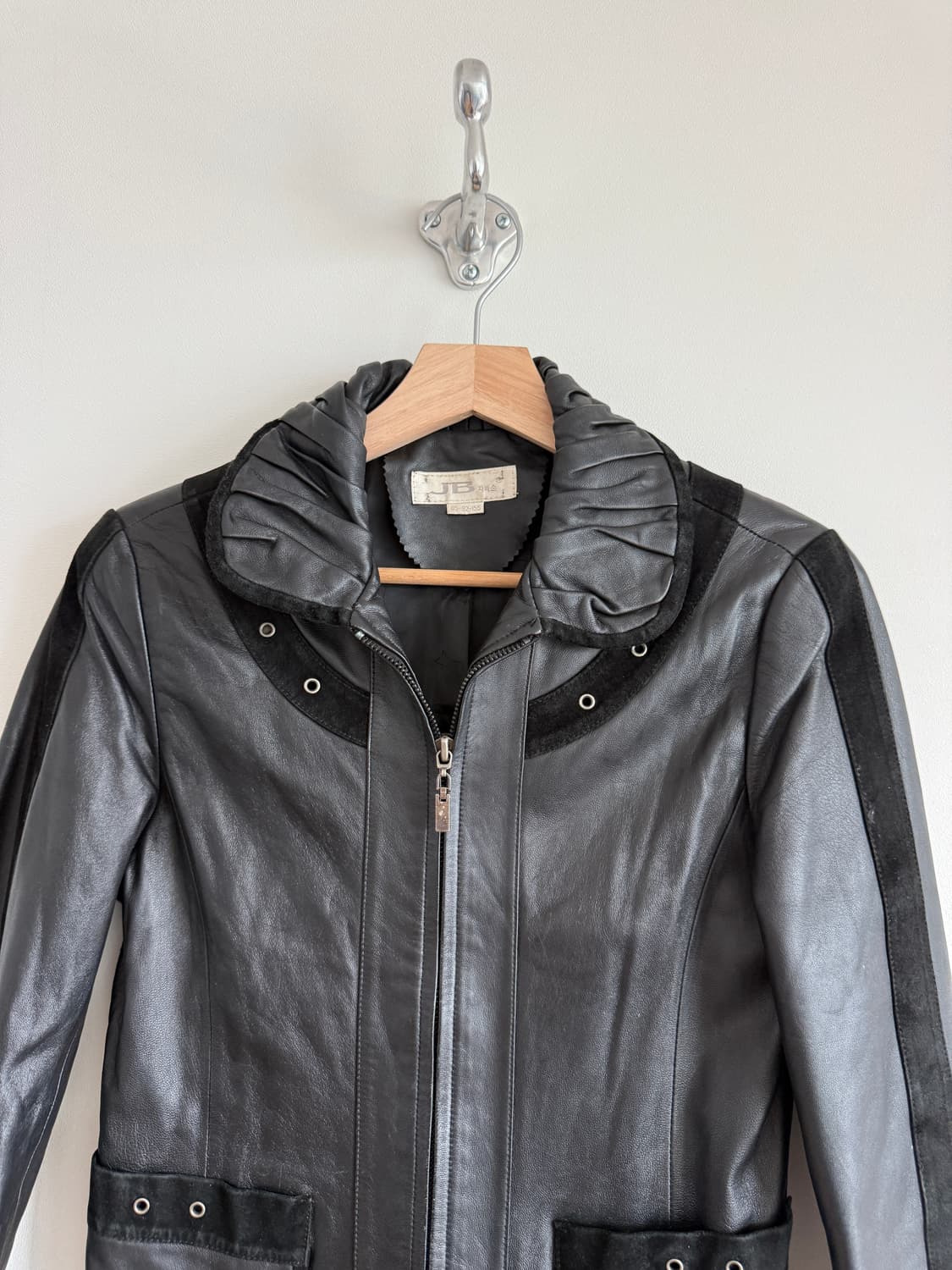 Pre owned 램스킨 레더 자켓 상품이미지2