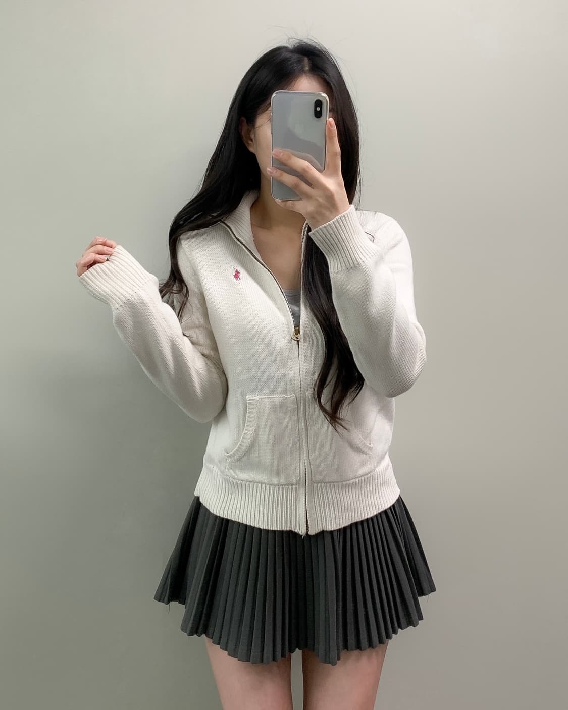 폴로 니트 집업 상품이미지2