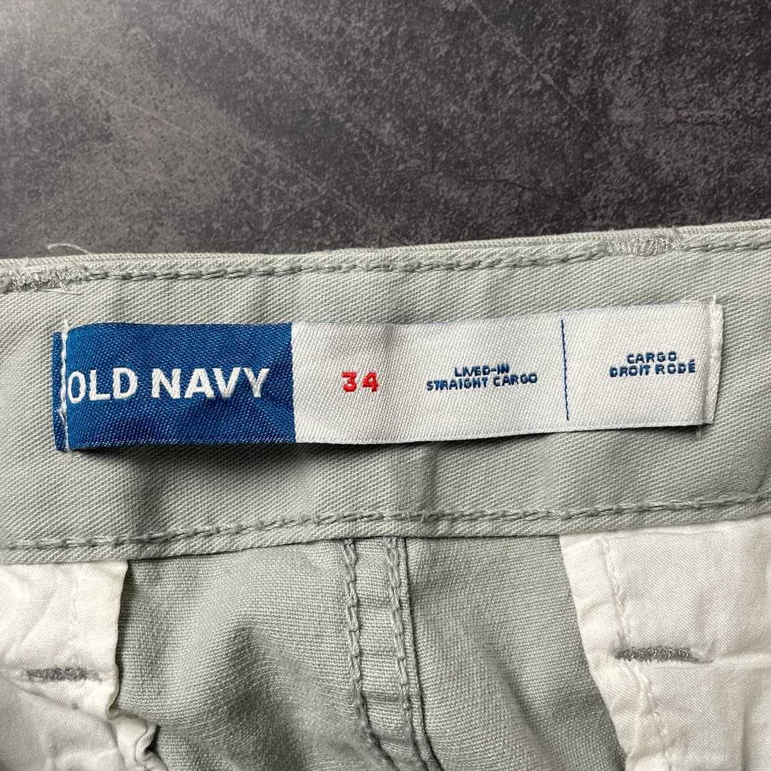 OLD NAVY 올드네이비 빈티지 라이트 카키 카고 하프팬츠 A00657 상품이미지7