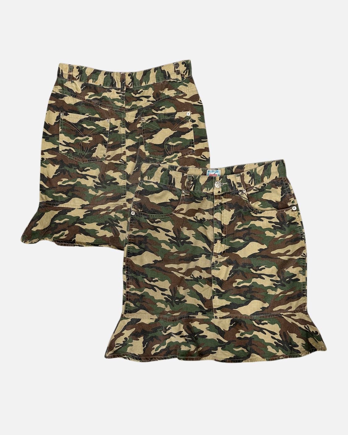 camo pattern skirt 상품이미지1
