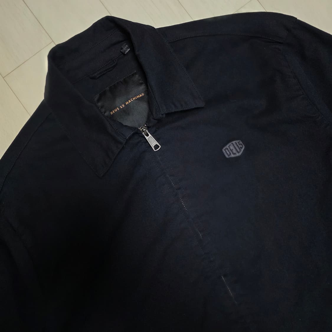 데우스엑스마키나  스몰자수로고 워크자켓 블랙 L 상품이미지2