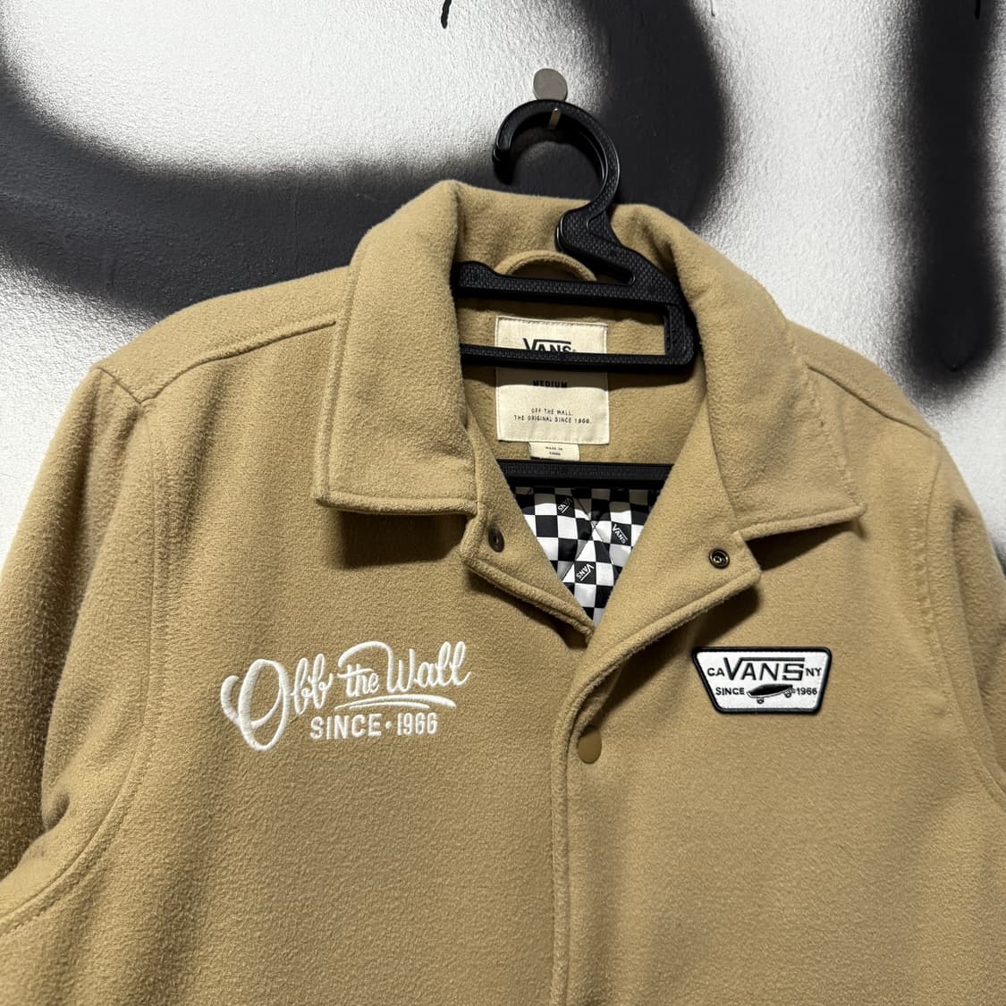 반스 안감 퀼팅 패치 디테일 덱 자켓 상품이미지2