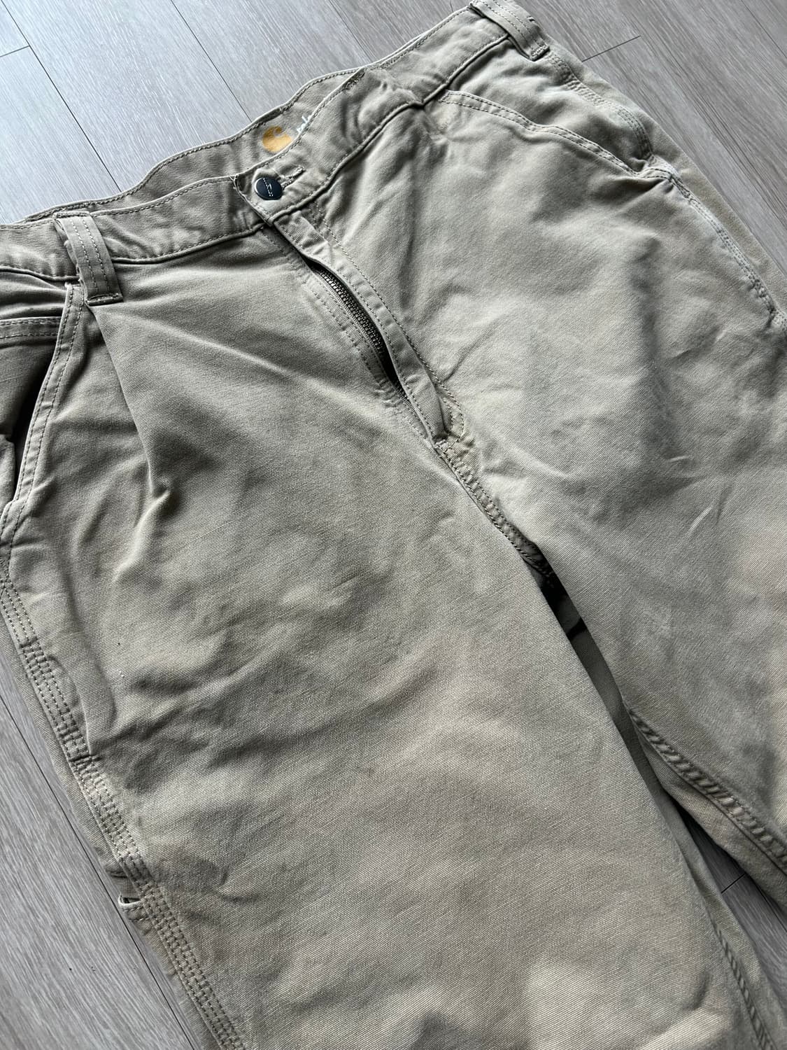 Carhartt 칼하트 워크팬츠 다크카키 릴렉스핏 상품이미지2