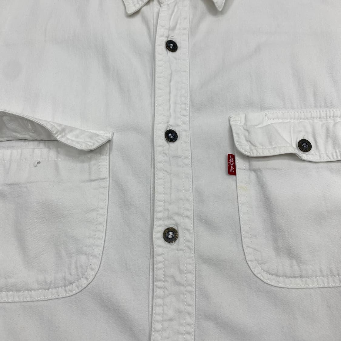 리바이스 화이트셔츠 105 실측 2XL  상품이미지5