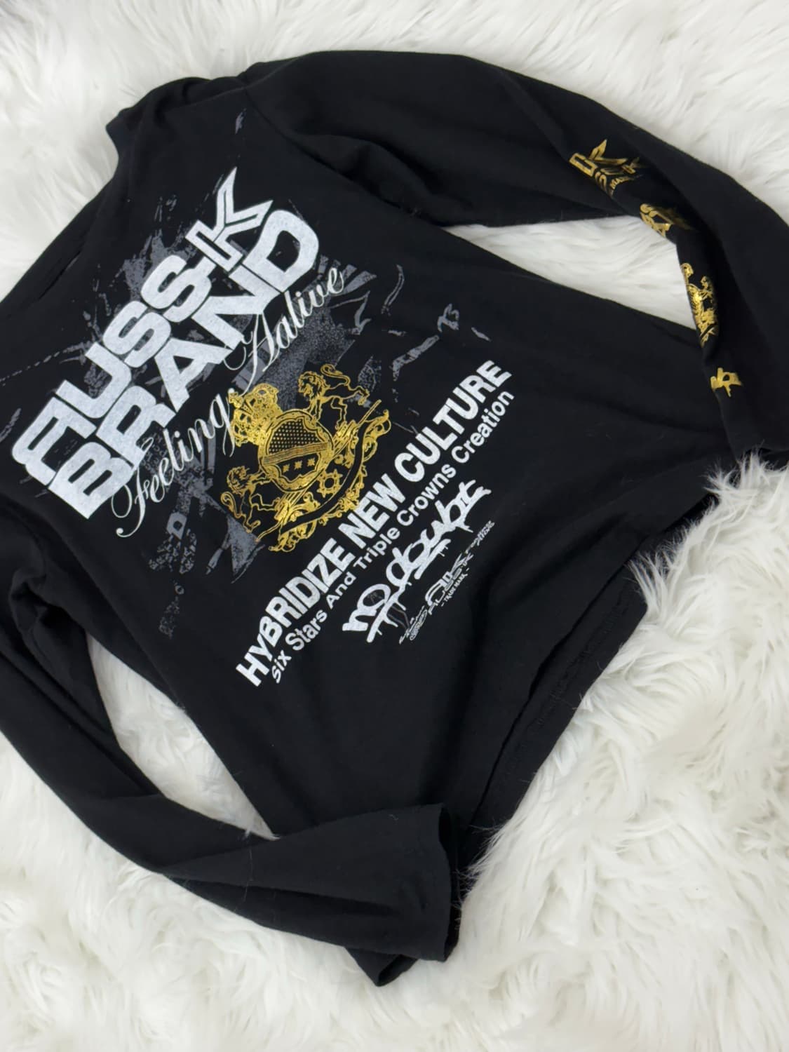 gold lettering long-sleeve 상품이미지3