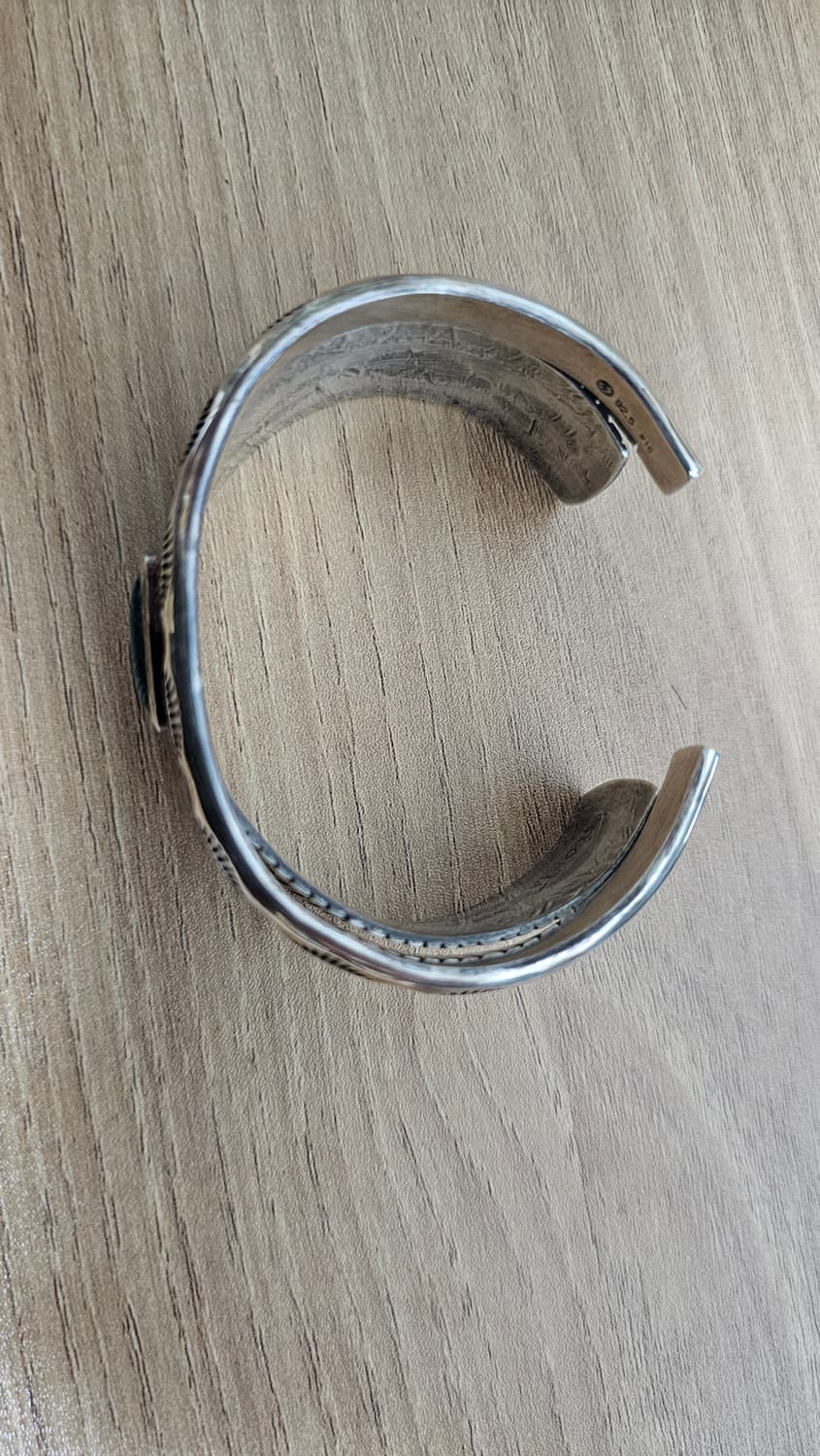 조실버 네이티브 아메리칸 터키석 뱅글 상품이미지6