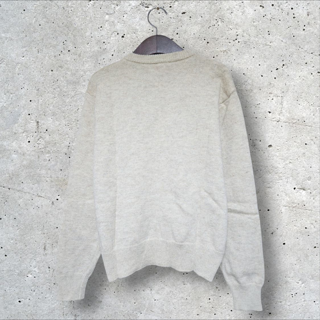 단톤 크루넥 니트 가디건 오트밀 (95/M) 상품이미지7