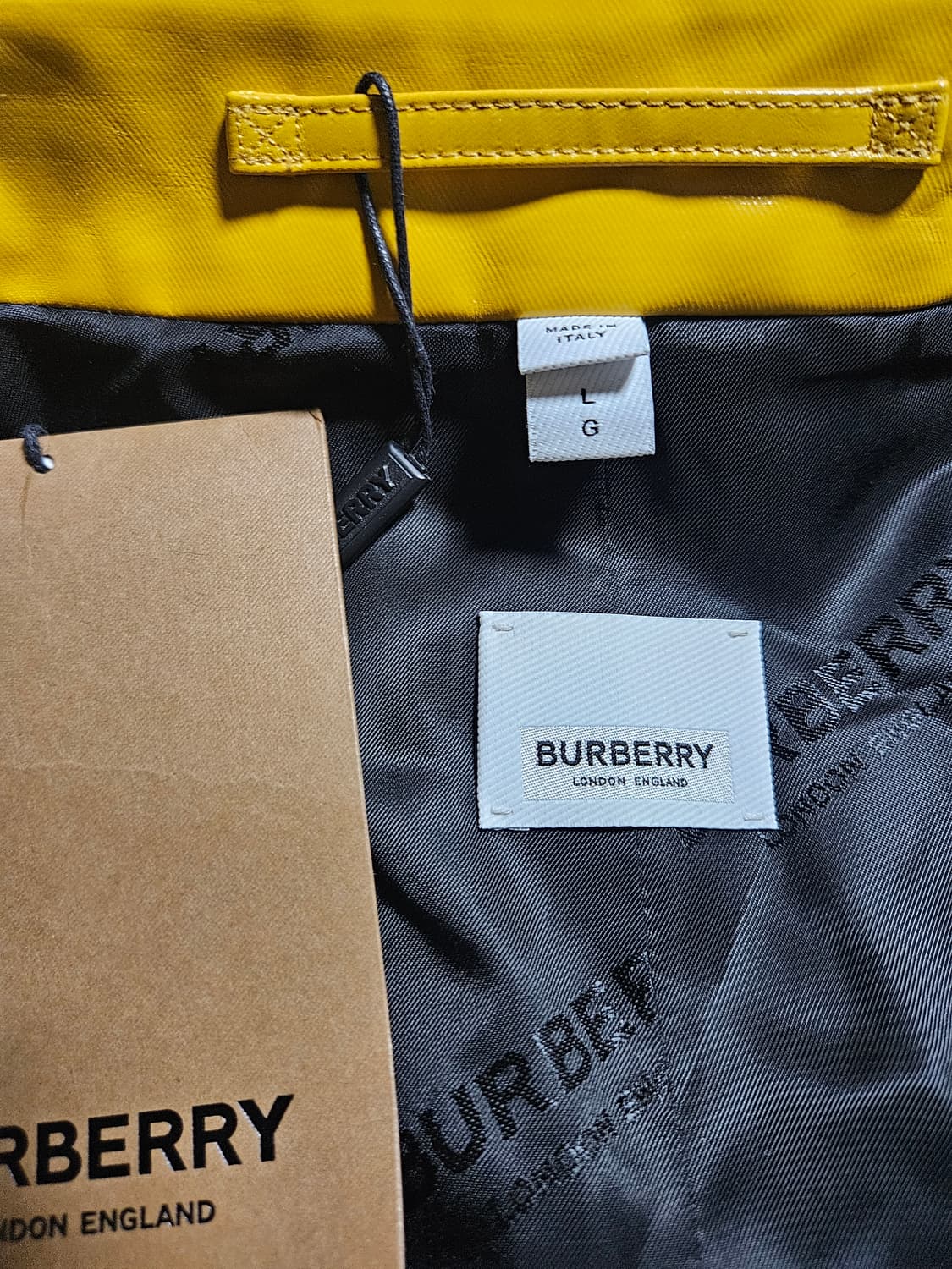 L 버버리 레인코트 정품 새제품 상품이미지2