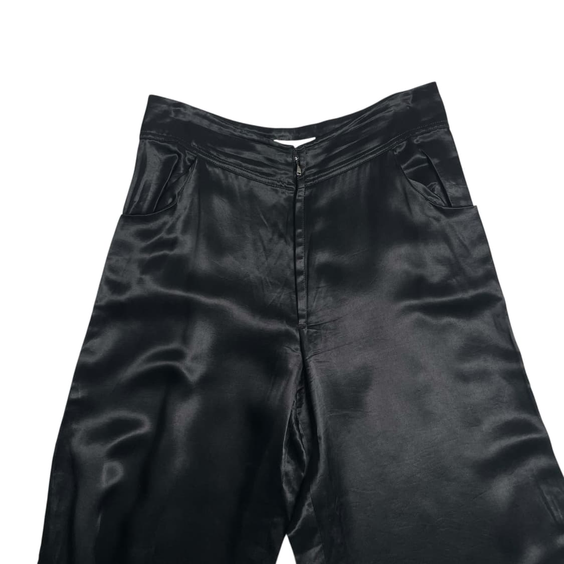 요지야마모토 레이온 블렌드 플레어 팬츠 상품이미지3