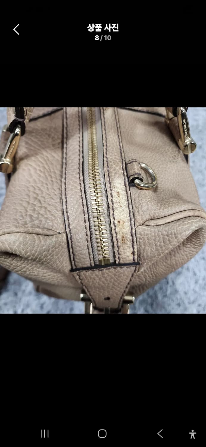 버버리 레드 토트백 숄더백 상품이미지8