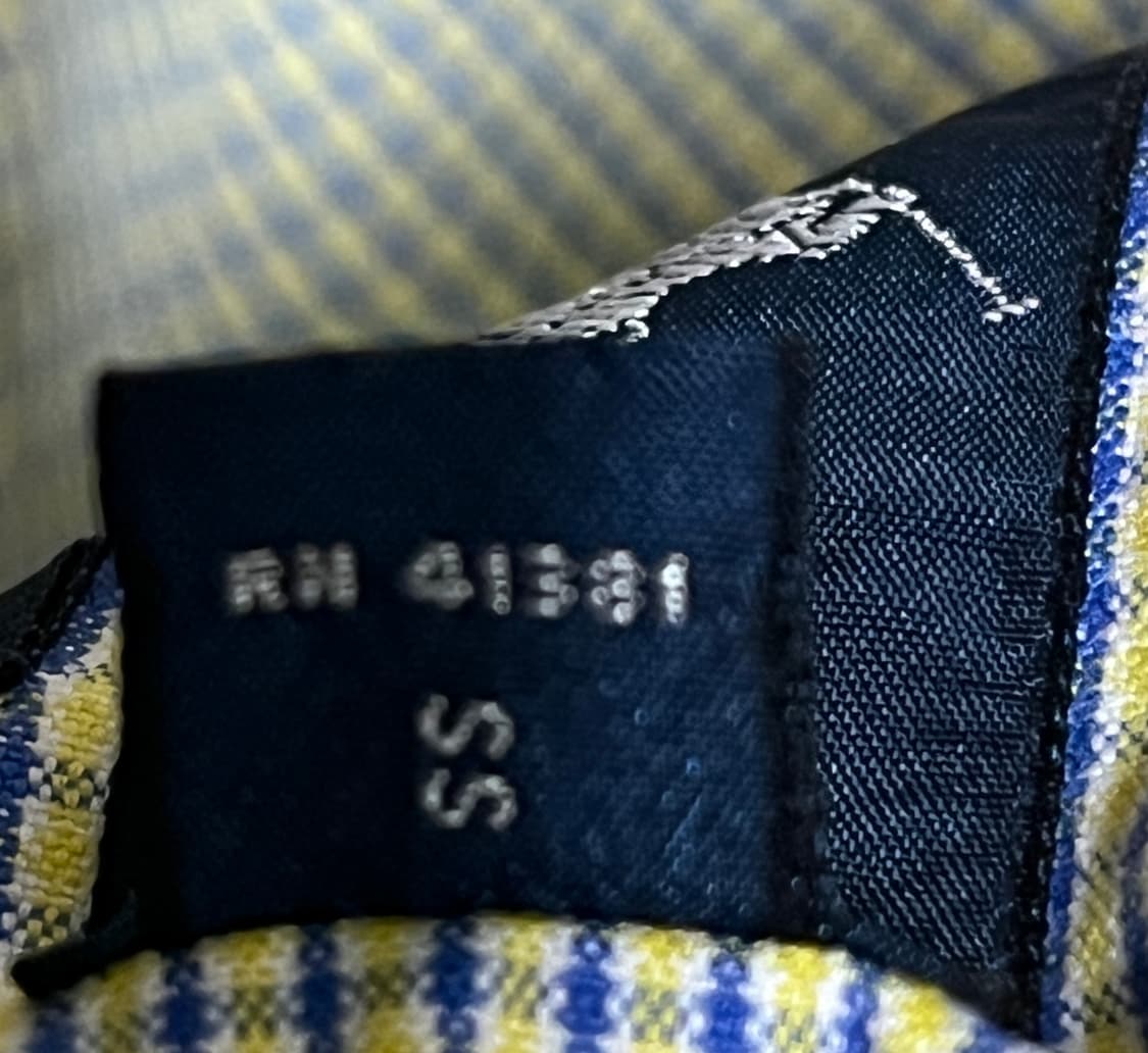 90s 폴로 랄프로렌(hong kong) 옥스포드 셔츠(실측확인) 상품이미지3