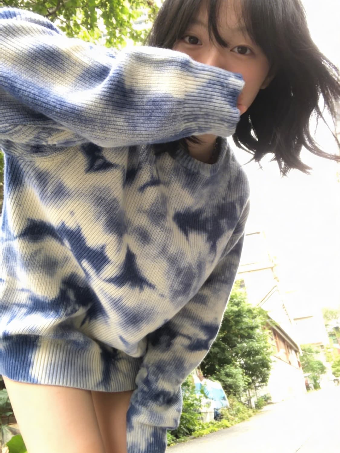 스투시 핸드 타이다이 헤비 게이지 니트 상품이미지1