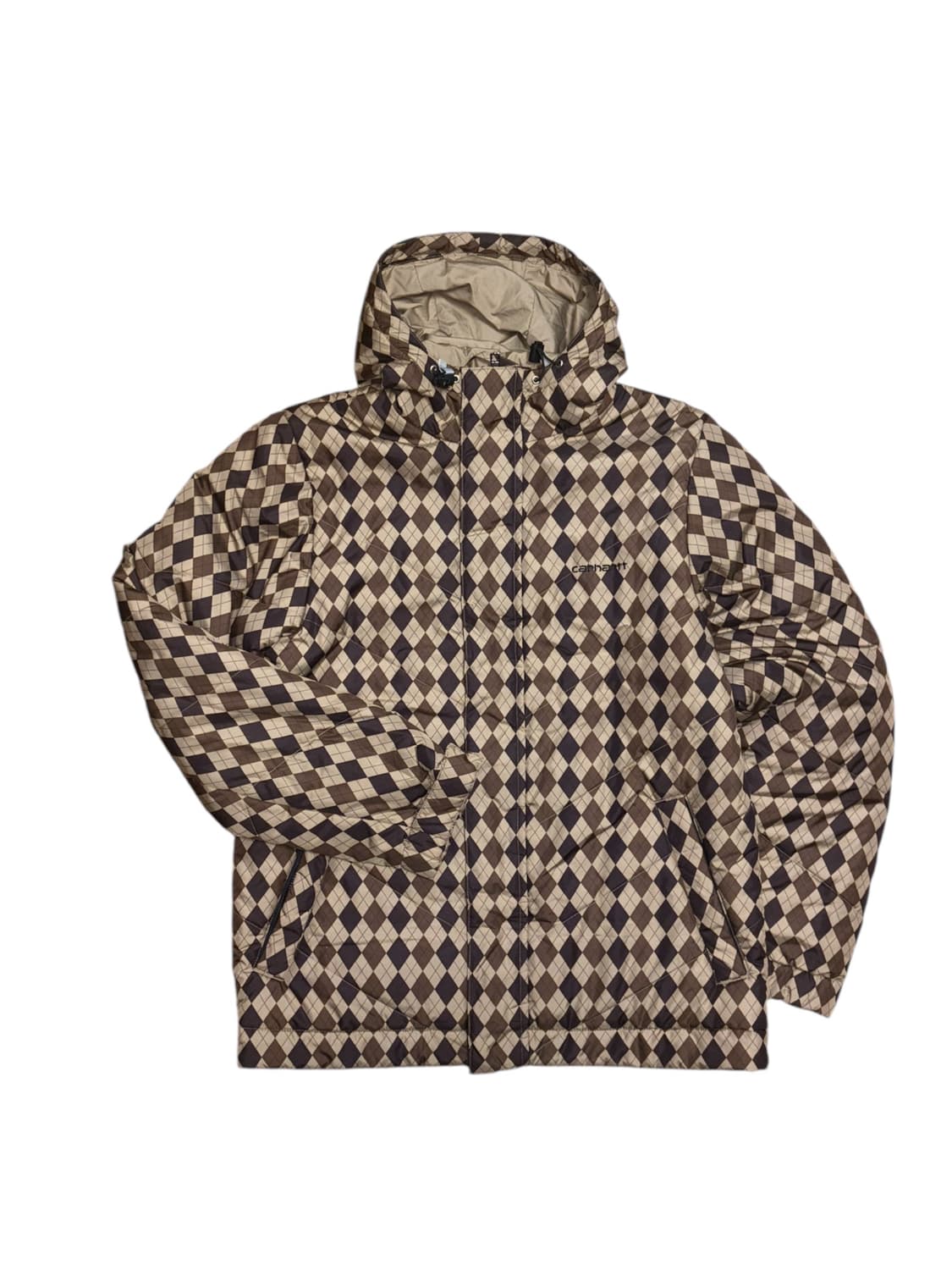 칼하트 다이아몬드 패턴 쉘 패딩 상품이미지4