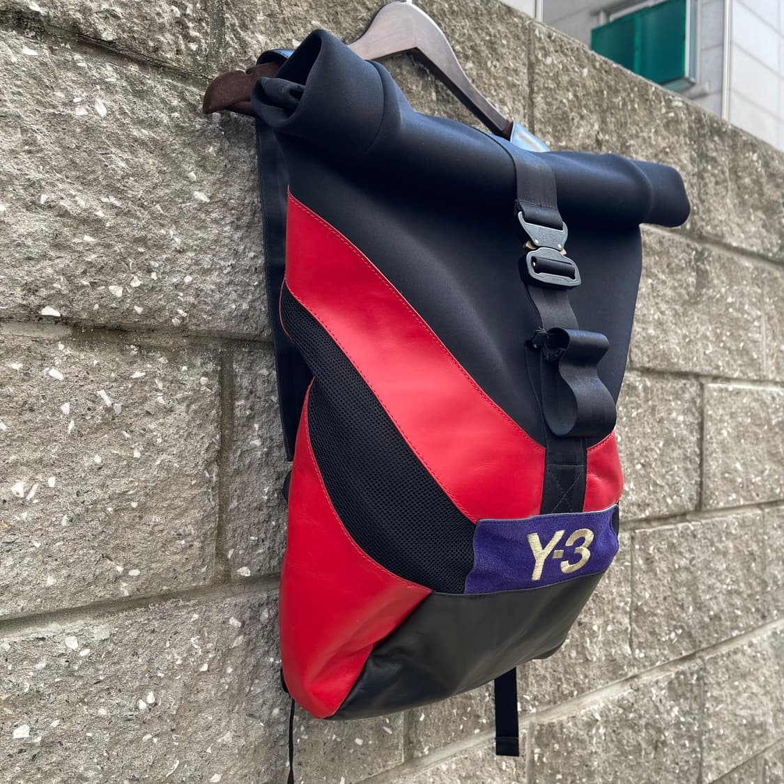 [OS] Y3 요지 야마모토 black/red 백팩 상품이미지4