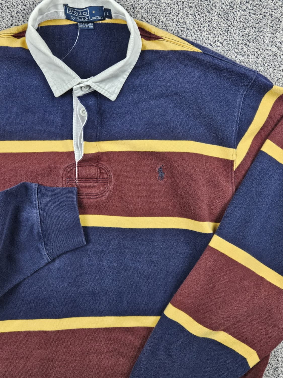 폴로랄프로렌 3-스트라이프 럭비 티셔츠 ( L ) / 9955 상품이미지6