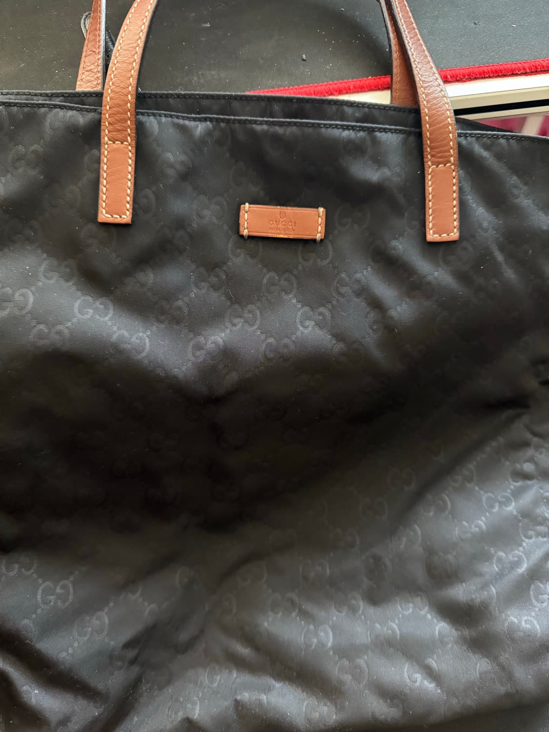 구찌 남성용 블랙 토트백 상품이미지6