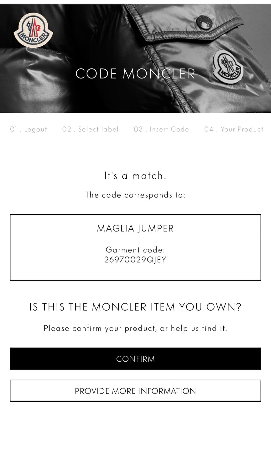 .L/ 몽클레어 지니어스 프린팅 로고 후드티 상품이미지2