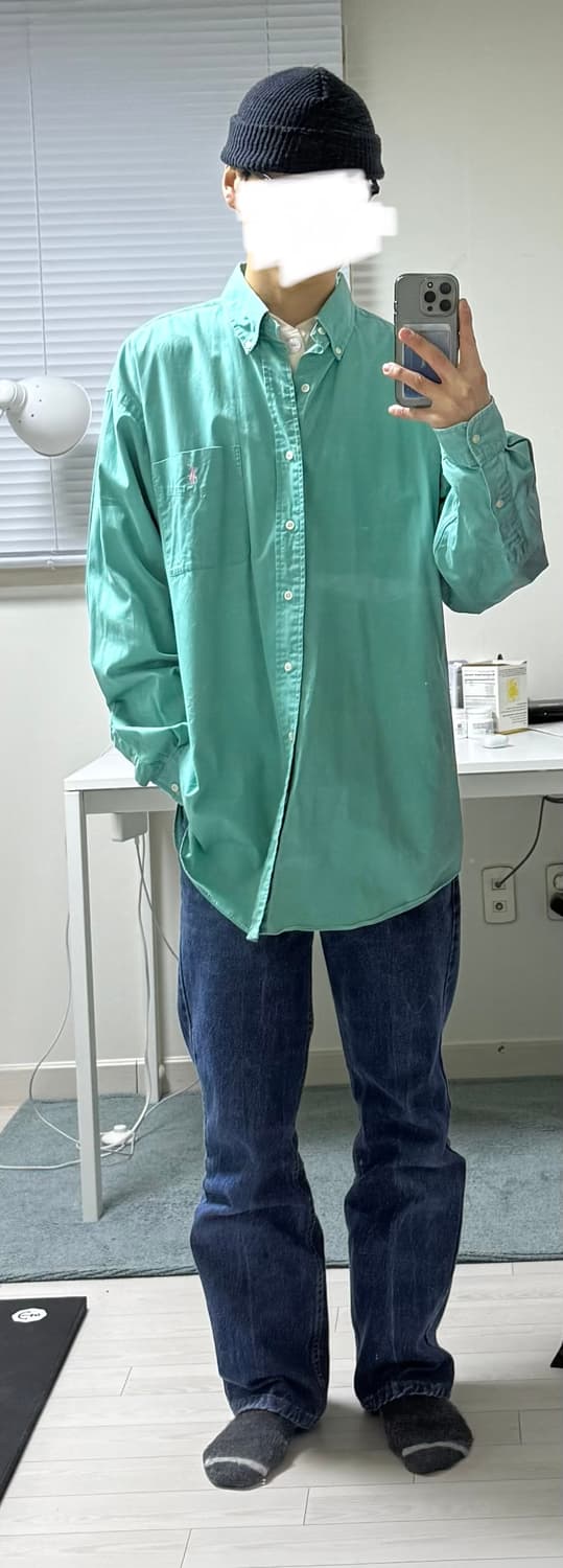 폴로 랄프로렌 블레이크 민트 셔츠 XL 상품이미지7