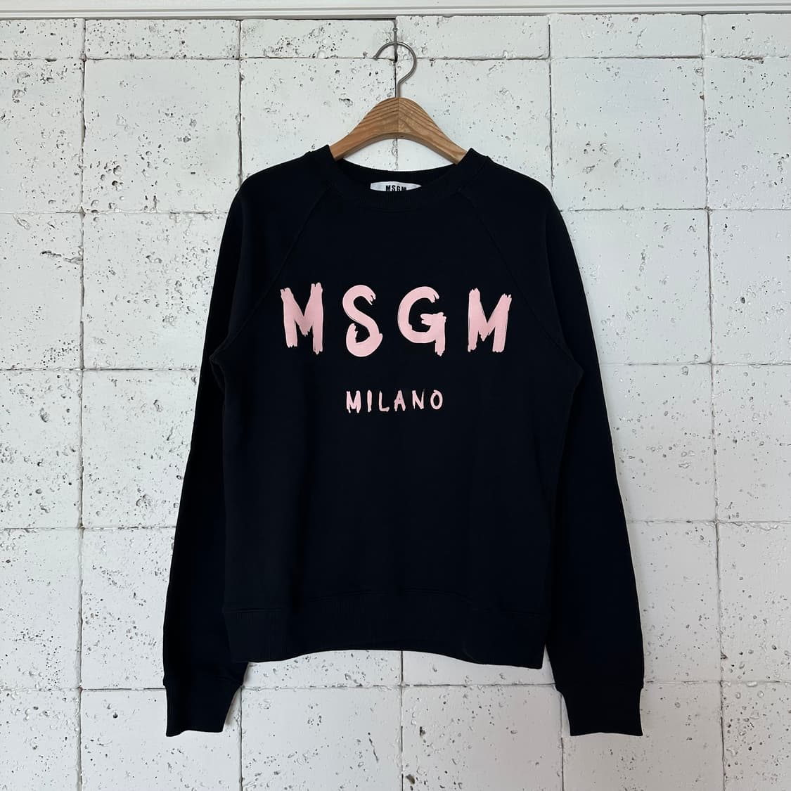 우먼S MSGM 맨투맨 핑크 로코 상품이미지1