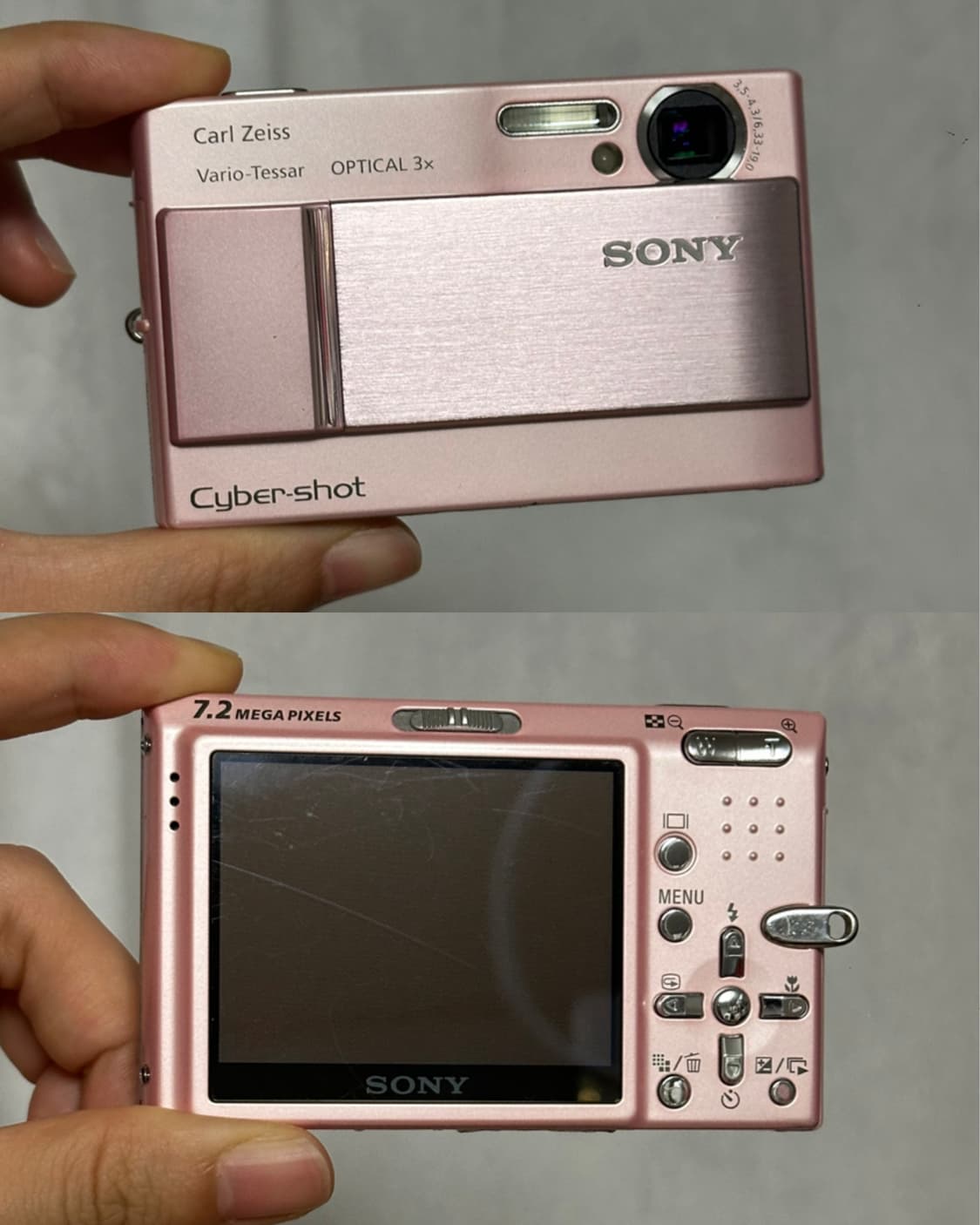 작례⭕️ 소니 사이버샷 dsc-t10 빈티지 디카 / 칼자이스 핑크디카 상품이미지5